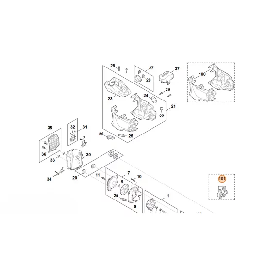 STIHL  Obejma zaciskowa FA03 790 4700